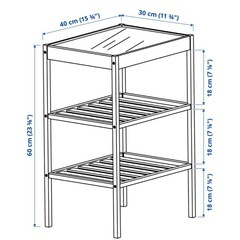 【IKEA】NESNA ネスナ　サイドテーブルの画像