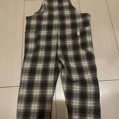 juo✨人気ブランド✨チェック柄サロペット✨オーバーオール✨しまむら✨の画像