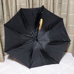 傘 雨傘 ブラック 親骨65cmの画像