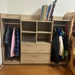 子供用(0-10歳くらいまで)洋服収納の画像