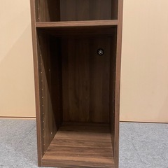 シェルフ　棚　木目調　ブラウン　の画像