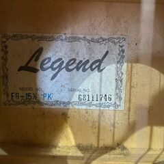★Legend アコースティックギター FG-15PKの画像