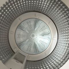 極美品【ハイアール】全自動洗濯機 5.5kg JW-U55LK 2024年 アッシュブラック 超洗浄コース お急ぎ10分コース しわケア脱水の画像