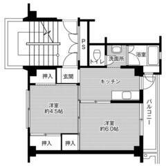 ◆敷金・礼金が無料！◆ビレッジハウス軽海1号棟 (403号…