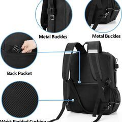 ○SAMDEW 車いすリュック 車いすバッグ 断熱ポケット付き 機能設計の画像