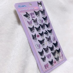 ボンボンドロップシール クロミ 立体シール サンリオ サンリオボンボンドロップシール  ぷくぷくシール　3Dの画像