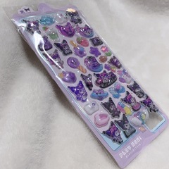 ボンボンドロップシール クロミ 立体シール サンリオ サンリオボンボンドロップシール  ぷくぷくシール　3Dの画像