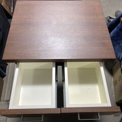 M681  サイドテーブル インテリア サロン作業台 引き出し付き の画像