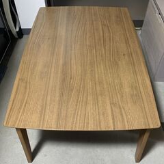 M683 NITORI こたつ ローテーブル アーチS 幅105 ブラウンの画像