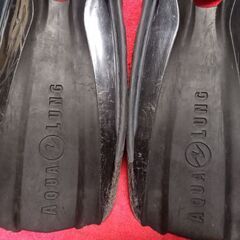 ダイビング　フィン アクアラング Aqualung  表記　Lサイズ　 中古品(使用感あり)の画像