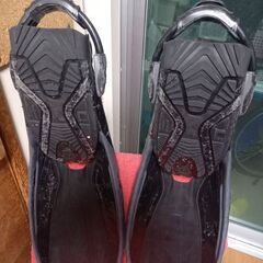 ダイビング　フィン アクアラング Aqualung  表記　Lサイズ　 中古品(使用感あり)の画像