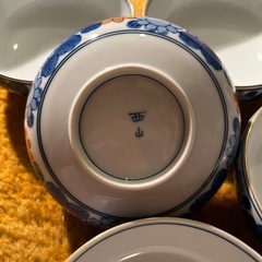 新品　昭和レトロ西山小皿5枚セット　花柄の画像