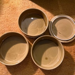 昭和レトロ　未使用お皿セット花柄の画像