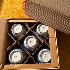 昭和レトロ　未使用　湯呑み5つセット　の画像