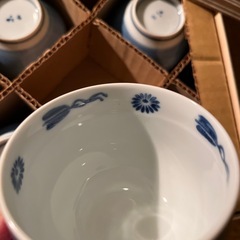 昭和レトロ　未使用　湯呑み5つセット　の画像