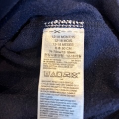 ベビー服　GAP 80サイズ　※3着（アウター、パーカー、ベスト）の画像