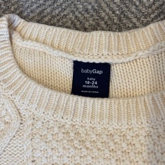 ニット、カーディガン　GAP90サイズの画像