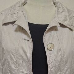 ブルゾン　レディース　シルバーの画像