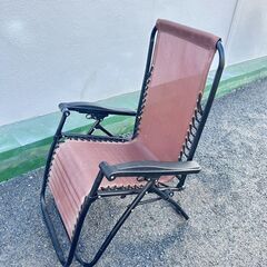 折り畳み式　ビーチチェアー　アウトドアの画像