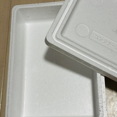 ⭐️発泡スチロールの入れ物⭐️買い物やちょっとした冷蔵、冷凍の保存に⭐️の画像