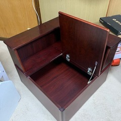 カリモク家具　コーナーテーブル　サイドテーブルの画像