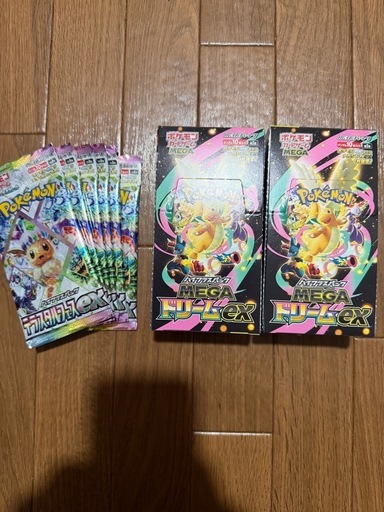 ポケモン MEGAドリームex 6BOX テラスタルフェスex 2BOX MEGAドリームex 2BOX（20パック）テラスタルフェスex（6パック） (じも