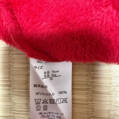 サンタワンピ 70サイズ⭐️もこもこの画像