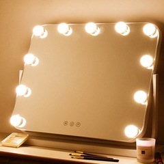 女優ミラー　LEDミラー　3色モード　ホワイトの画像