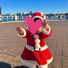 サンタワンピ 70サイズ⭐️もこもこの画像