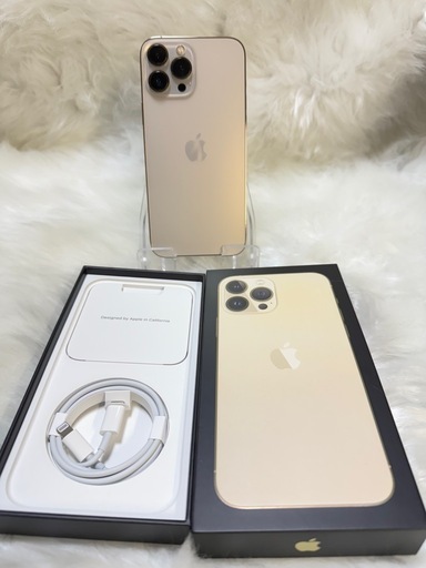 iphone 13 PRO MAX ゴールド 256GB 国内版 SIMフリーバッテリー大容量