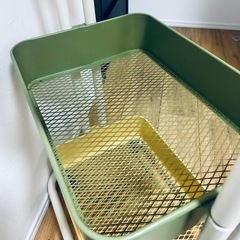 キャスター付き三段ラックの画像