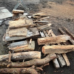 欅、杉の端材の画像