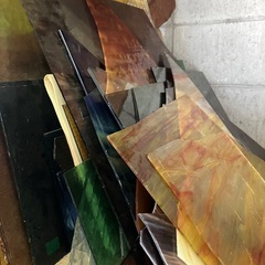 ステンドグラス工芸　ガラスの画像