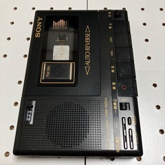 昭和レトロSONYカセットプレーヤーTCM-1000A超レア、現状品、ジャンク品の画像