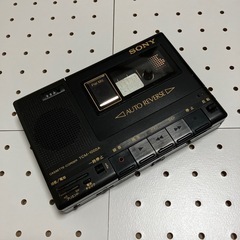 昭和レトロSONYカセットプレーヤーTCM-1000A超レア、現状品、ジャンク品の画像