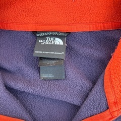 古着ザ・ノースフェイス THE NORTH FACE フリースジャケット 大きいサイズハーフジッププルオーバーパープルの画像