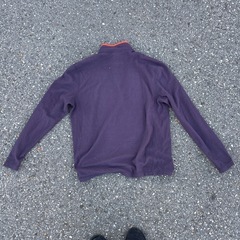 古着ザ・ノースフェイス THE NORTH FACE フリースジャケット 大きいサイズハーフジッププルオーバーパープルの画像