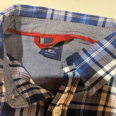 GapKids 長袖チェックシャツ　110cmの画像