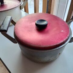 アルミ、鍋 3点とヤカンの画像