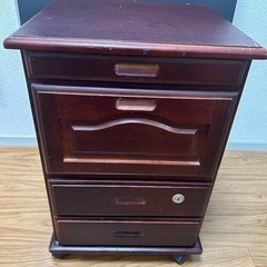 アンティーク調 木製チェスト 収納 サイドボードの画像