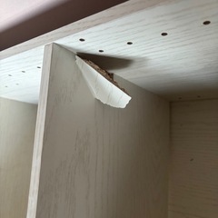 カラーボックス　破損ありの画像