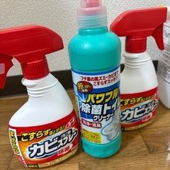 【決まりました！】アルコール、カビスプレー、トイレ掃除ジェルの画像