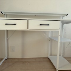 【美品】モニター台付きパソコンデスク(ODK製)の画像