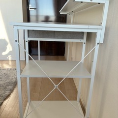 【美品】モニター台付きパソコンデスク(ODK製)の画像