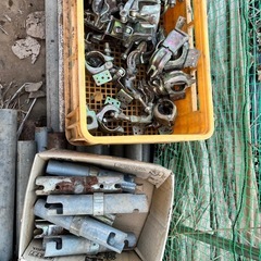 中古単管パイプ､ジョイントの画像