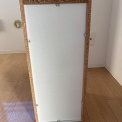 棚　2段　白・木目　無料の画像