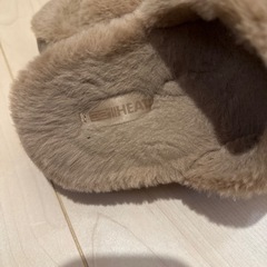 厚底　ファーサンダルの画像