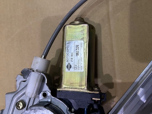 FHY33 シーマ パワーウィンドウモーター レギュレーター 80730 6PO15 FR RH