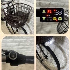 🌸美品🌸室内保管🌸バッテリー最高レベル容量🌸電動自転車　ヤマハ　パス　ナチュラ　新基準　🌼8.7Ahリチウムバッテリー23の画像