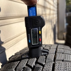 冬タイヤ14インチ★ 155/65R14 ★ コンパクトカー用アルミ付スタッドレス ★ バリ山! 深溝４本組 ★ ノート アクア ヴイッツ スイフト★ 群馬県発 ★ 手渡可の画像